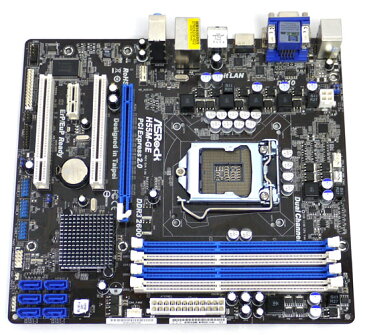 【中古】ASRock製 MicroATXマザーボード H55M-GE R1.0 LGA1156