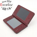 商品名【中古】任天堂 ニンテンドーDSi LL ワインレッド UTL-S-WRA商品状態 動作確認済みの中古品です。 ※画像のものがすべてです。ご確認後、ご検討お願い致します。 商品説明 広い視野角、大きな画面 ニンテンドーDSi LLの画面は4.2型。 DSを大きな画面で楽しみたいという方のために、『カメラ』、 『音楽プレイヤー』、『DSiメニュー』などの特徴はそのままに、 『大きな画面のDSi』として新しくラインナップに加わりました。 ※ニンテンドーDSiでは、ゲームボーイアドバンス用ソフトはお使いいただけません。また、ゲームボーイアドバンス用スロットに差し込むニンテンドーDS向け周辺機器や、ゲームボーイアドバンスカートリッジとの連動機能は使用できません。 商品名 任天堂　ニンテンドーDSi LL カラー ワインレッド 型番 UTL-S-WRA 基本仕様 液晶サイズ　4.2型 液晶画面　透過型TFTカラー液晶（26万色表示可能） 使用電池　ニンテンドーDSi用ACアダプタ/専用バッテリーパック 対応ソフト ・ニンテンドーDS専用ソフト ・ニンテンドーDSi専用ソフト ・ニンテンドーDSiウェア 入力端子 ・DSカードスロット ・SDメモリーカードスロット ・ACアダプタ接続端子 ・ステレオヘッドホン／マイク接続端子 サイズ 横x縦x厚さ 161.0×91.4×21.2 mm 重さ 約314g 付属品 ※なし。ACアダプタ、タッチペン等ありません。 本体のみとなります。 その他 ※商品の画像はイメージです。その他たくさんの魅力ある商品を出品しております。ぜひ、見て行ってください。※返品についてはこちらをご覧ください。　