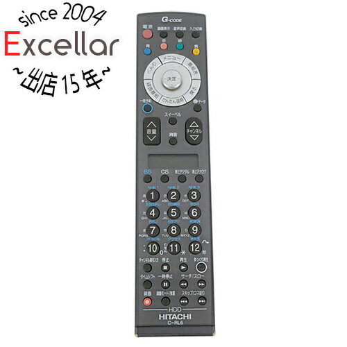 【いつでも2倍!5.0のつく日、18日は3倍!】【中古】HITACHI テレビリモコン C-RL6 【いつでも2倍!5.0のつく日、18日は3倍!】【中古】HITACHI テレビリモコン C-RL6