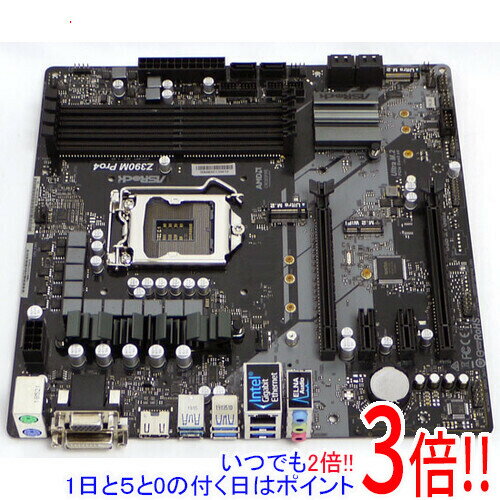 【いつでも2倍！1日と5.0のつく日、18日は3倍！】【中古】ASRock MicroATXマザボ Z390M Pro4 LGA1151