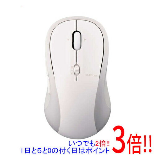 【いつでも2倍！1日と5.0のつく日、18日は3倍！】ELECOM製 OSMOD 7 USB無線/Bluetooth 静音マウス 7ボタン Lサイズ M-MY40MBSXWH ホワイト