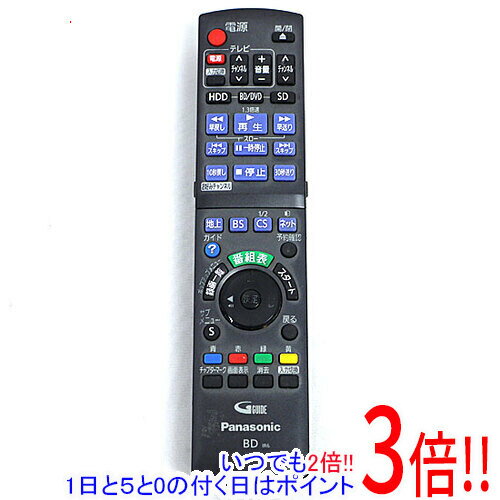 乐天商城 - 【いつでも2倍！1日と5.0のつく日、18日は3倍！】【中古】Panasonic BD/DVDレコーダー用リモコン N2QAYB000648