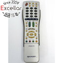 【中古】SHARP製 テレビリモコン GA366WJSA 本体いたみ(2)