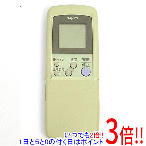 Rakuten - 【いつでも2倍！1日と5.0のつく日、18日は3倍！】【中古】SANYO製 エアコンリモコン RCS-LVR6A