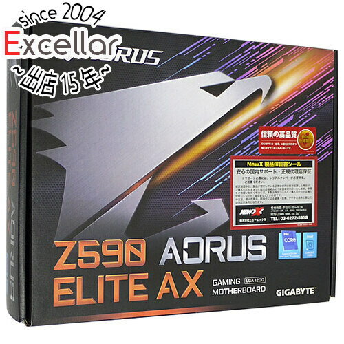 【いつでも2倍！5．0のつく日は3倍！1日も18日も3倍！】【中古】GIGABYTE ATXマザーボード Z590 AORUS ELITE AX Rev.1.0 元箱あり