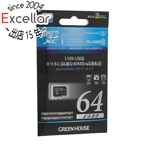 ył2{I5D0̂3{I1183{IzGREEN HOUSE microSDXC[J[h GH-SDMRXCUB64G 64GB