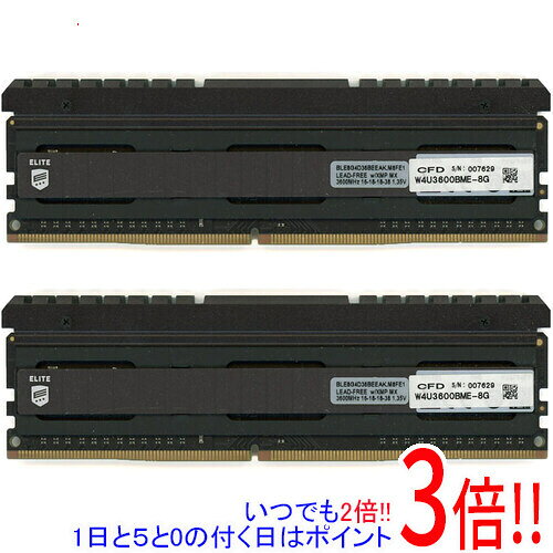 【中古】CFD デスクトップ用 W4U3600BME-8G DDR4 PC4-3600 PC4-28800 8GB 2枚組