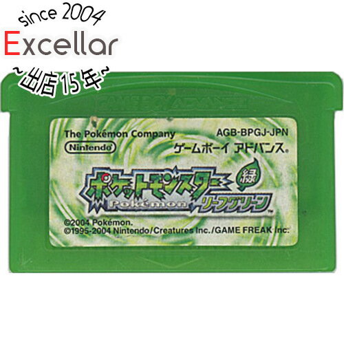 【いつでも2倍!5.0のつく日、18日は3倍!】【中古】ポケットモンスターリーフグリーン GBA ソフトのみ ラベルいたみ 【いつでも2倍!5.0のつく日、18日は3倍!】【中古】ポケットモンスターリーフグリーン GBA ソフトのみ ラベルいたみ