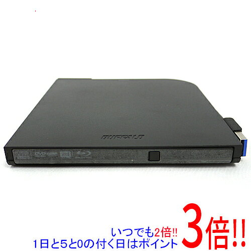 【いつでも2倍！1日と5.0のつく日、18日は3倍！】【中古】BUFFALO 外付けブルーレイドライブ BRXL-PT6U3-BKC