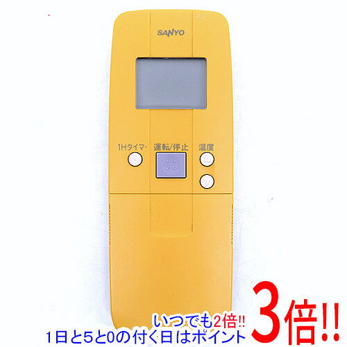 樂天商城 - 【いつでも2倍！1日と5.0のつく日、18日は3倍！】【中古】SANYO製 エアコンリモコン RCS-LVR7A