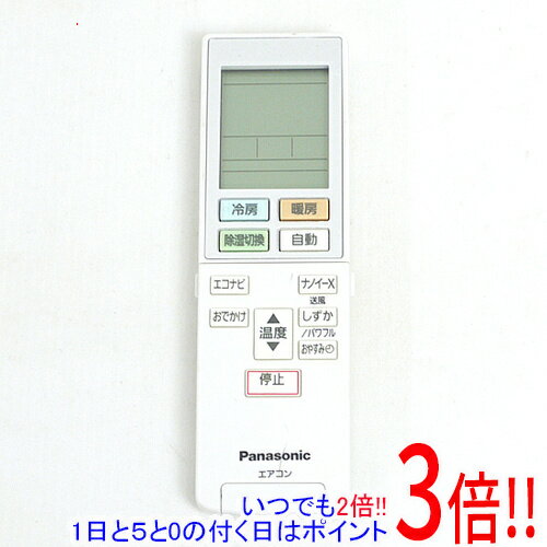 【中古】Panasonic エアコンリモコン ACXA75C10990