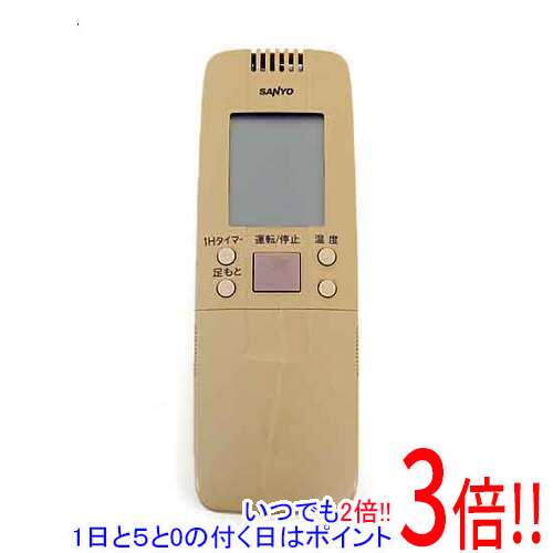 Rakuten - 【いつでも2倍！1日と5.0のつく日、18日は3倍！】【中古】SANYO製 エアコンリモコン RCS-GA6 本体いたみ
