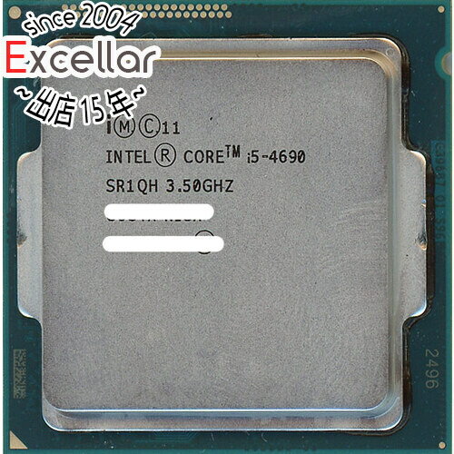 【いつでも2倍！5．0のつく日は3倍！1日も18日も3倍！】【中古】Core i5 4690 3.5GHz 6M LGA1150 84W SR1QH