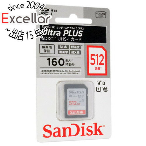 【いつでも2倍!5.0のつく日、18日は3倍!】SanDisk SDXCメモリーカード SDSDUWL-512G-JN3IN 512GB 【いつでも2倍!5.0のつく日、18日は3倍!】SanDisk SDXCメモリーカード SDSDUWL-512G-JN3IN 512GB