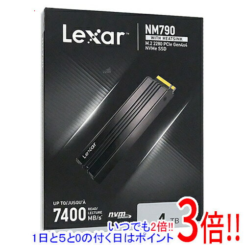 顼3ۡŷԾŹ㤨֡ڤĤǤ2ܡ15.0ΤĤ183ܡLEXAR M.2 2280 SSD NM790 with Heatsink LNM790X004T-RN9NG 4TBפβǤʤ54,800ߤˤʤޤ