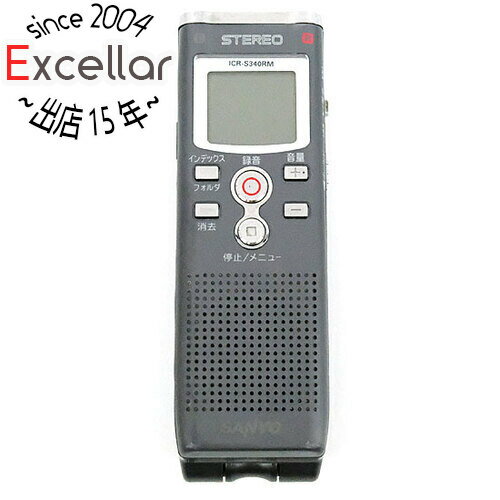 【いつでも2倍!5.0のつく日、18日は3倍!】【中古】SANYO ICレコーダー Diply Talk ICR-S340RM 本体のみ
