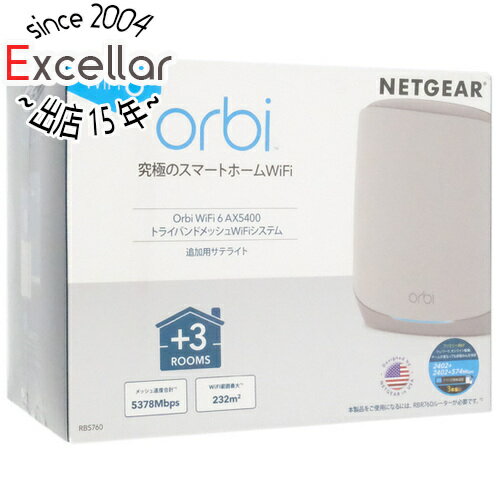 NETGEAR製 Orbi WiFi 6 RBS760-100JPS