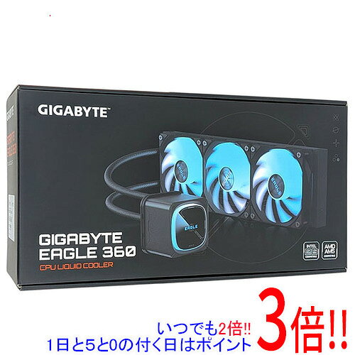 GIGABYTE 簡易水冷クーラー EAGLE 360 ブラック