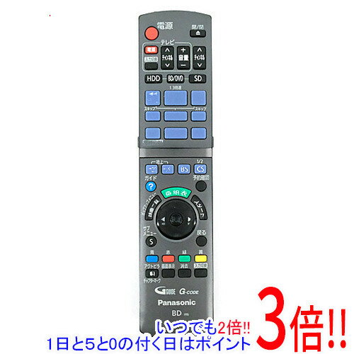 乐天商城 - 【いつでも2倍！1日と5.0のつく日、18日は3倍！】【中古】Panasonic BD/DVDレコーダー用リモコン N2QAYB000472 本体いたみ