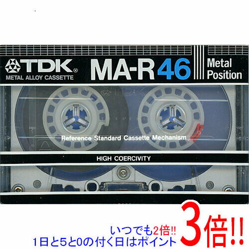 【いつでも2倍！5．0のつく日は3倍！1日も18日も3倍！】【新品訳あり(箱きず・やぶれ)】 TDK カセットテープ メタル MA-R46 46分