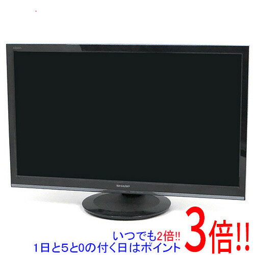 【いつでも2倍！1日と5.0のつく日、18日は3倍！】【中古】SHARP 24V型 ハイビジョン 液晶テレビ AQUOS LC-24P5-B ブラック リモコンなし