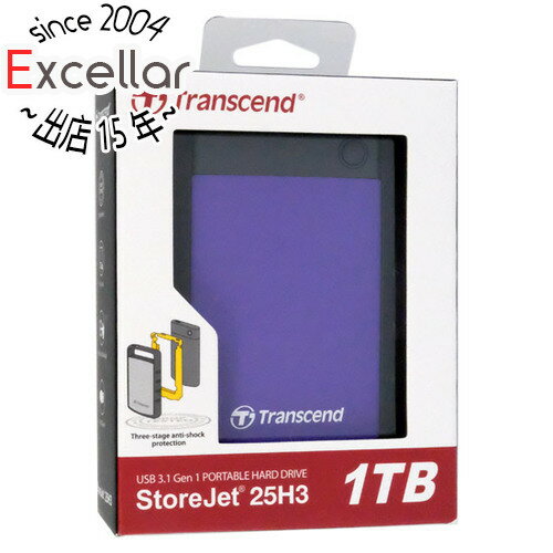 【いつでも2倍！5．0のつく日は3倍！1日も18日も3倍！】transend製 外付HD StoreJet 25H3P TS1TSJ25H3P 1TB