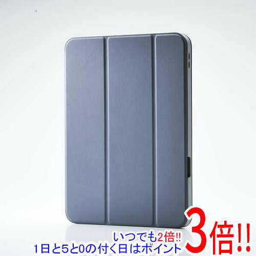 Rakuten - 【いつでも2倍！1日と5.0のつく日、18日は3倍！】ELECOM iPad(A16) フラップケース 衝撃吸収 Pencil収納 スリープ対応 TB-A25RSABG ブルーグレー