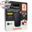 SANDISK ポータブルSSD SDSSDE30-2T00-J25(2)