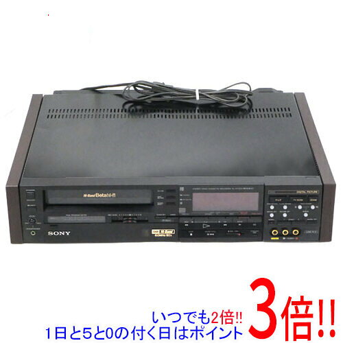 【中古】SONY ベータビデオデッキ SL-HF701D 本体いたみ