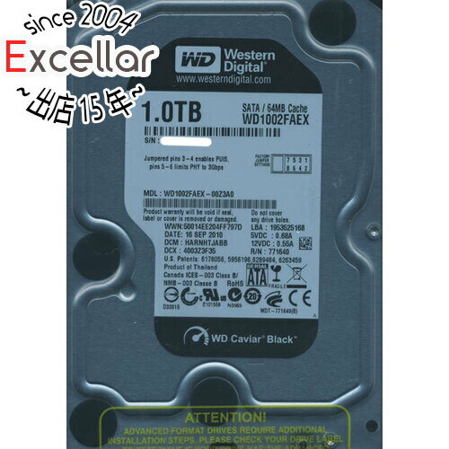ڤĤǤ2ܡ5.0ΤĤ183ܡWestern DigitalHDD WD1002FAEX 1TB SATA600 720...