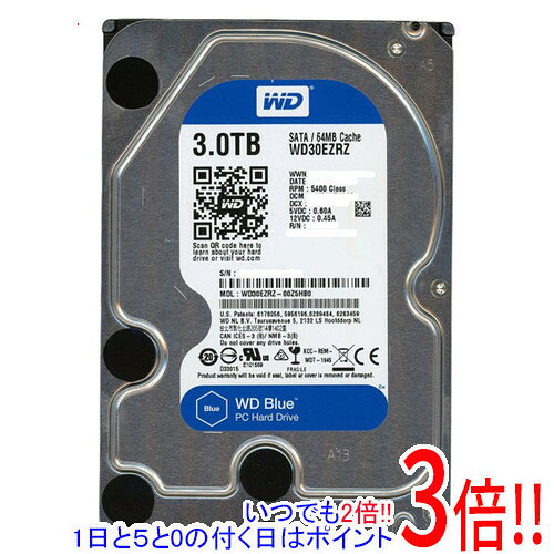 楽天市場】wd blue wd30ezrz 内蔵ハードディスク hdd 3tb 3.5インチの通販
