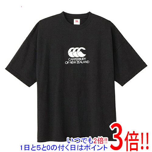 【いつでも2倍！1日と5.0のつく日、18日は3倍！】CANTERBURY カンタベリー M サイズ ショートスリーブヘビークルーティー RA325150 ブラック