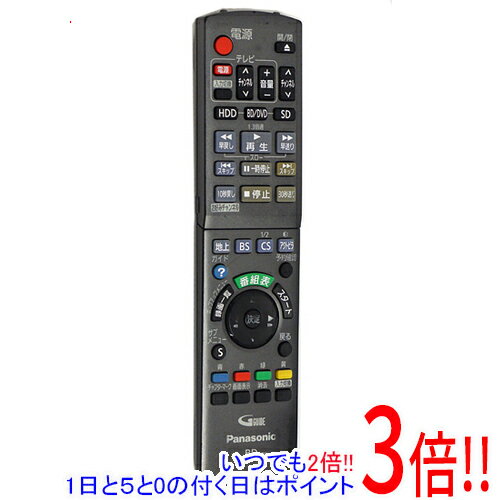 乐天商城 - 【いつでも2倍！1日と5.0のつく日、18日は3倍！】【中古】Panasonic ブルーレイディスクレコーダー用リモコン N2QAYB000649 本体いたみ