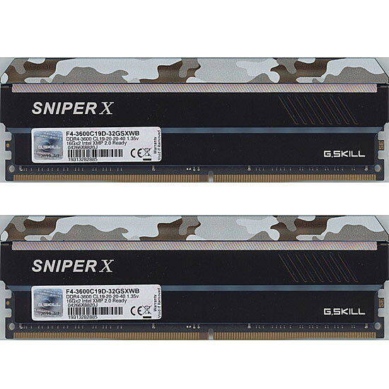 【いつでも2倍！1日と5.0のつく日、18日は3倍！】【中古】G.Skill デスクトップ用 F4-3600C19D-32GSXWB DDR4 PC4-28800 16GB 2枚組 元箱あり