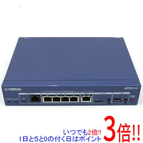 �ڤ��ĤǤ�2�ܡ�1����5.0�ΤĤ�����18����3�ܡ��ۡ���š�YAMAHA�� ������������VPN�롼���� RTX830 ���Τ�����