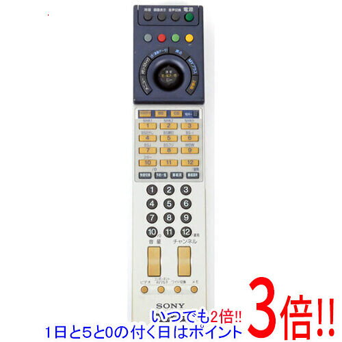 【中古】SONY テレビ用リモコン RM-J404