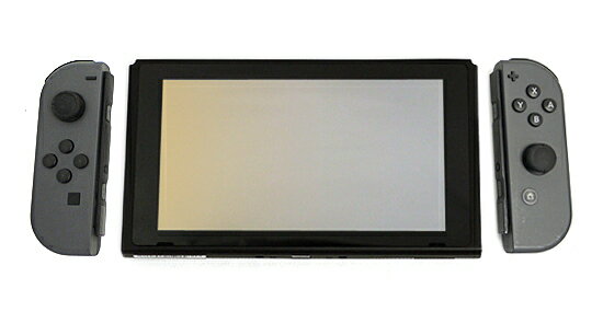 【いつでも2倍！5.0のつく日、18日は3倍！】【中古】任天堂 Nintendo Switch グレー 液晶画面いたみ 元箱あり