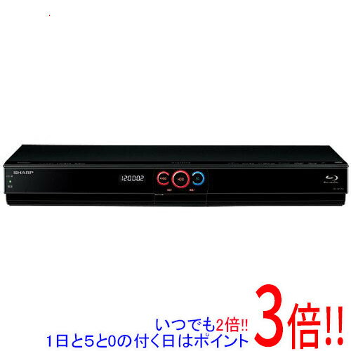 【いつでも2倍！1日と5.0のつく日、18日は3倍！】【中古】SHARP AQUOS ブルーレイディスクレコーダー BD-W1200 リモコンいたみ