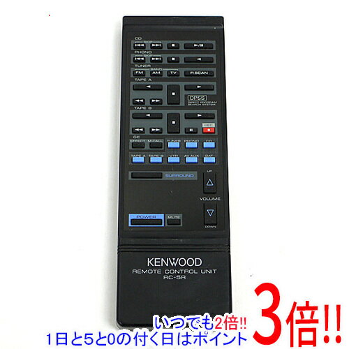 乐天商城 - 【いつでも2倍！1日と5.0のつく日、18日は3倍！】【中古】KENWOOD オーディオ用リモコン RC-5R