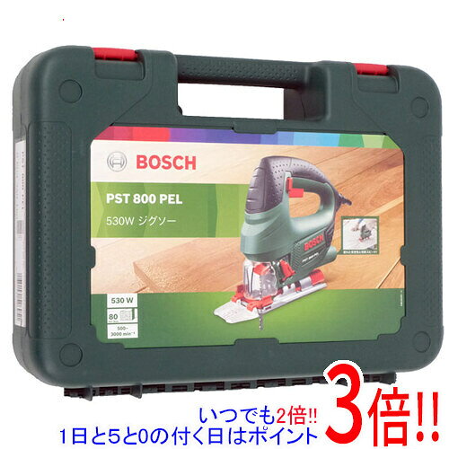 商品名【中古】BOSCH SDSジグソー PST800PEL サンプルブレードなし 展示品商品状態展示に使用されていた商品です。※展示利用に伴う使用感や傷、汚れ等がある場合がございます。※サンプルブレードが欠品しております。あらかじめご了承ください。当店では電動工具に関しましての初期不良の対応期間を2週間と定めさせていただいております。それ以降の使用に関しましての不良は当店で対応致しかねます。プロ用の専門工具となる為、メーカーでの保証がございません。型番PST800PEL仕様[基本仕様]ストローク 20 mmストローク数/分 500〜3000電源 コード式切断能力 木材：80mm/アルミニウム：12mm/軟鋼板：5mm対応電圧 100Vケース 標準オービタル機構 ○ブロワ機能 ○別売集じん機接続 ○[サイズ・重量]重量 1.9 kgその他※掲載画像は代表画像です。実際の商品と細部が異なる場合がございますので、商品状態につきましては表記の内容をご確認ください。※返品についてはこちらをご覧ください。　