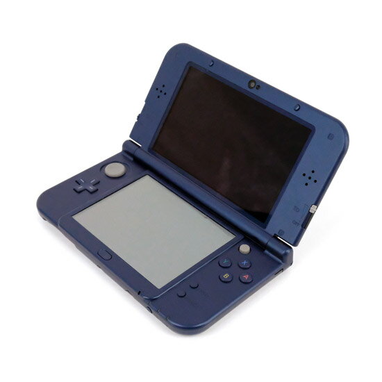 【いつでも2倍！1日と5.0のつく日、18日は3倍！】【中古】任天堂 Newニンテンドー3DS LL メタリックブルー 液晶画面いたみ 元箱あり