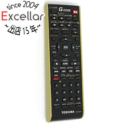 【いつでも2倍！1日と5.0のつく日、18日は3倍！】【中古】TOSHIBA製 VTR一体型DVDプレーヤー用リモコン SE-R0245