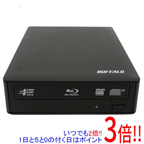 商品名【中古】BUFFALO 4K動画再生対応 外付けブルーレイドライブ BRXL-16U3V商品状態動作確認済みの中古品です。※中古品ですので、傷、汚れ等ある場合がございます。ご理解の上、ご検討お願いします。型番BRXL-16U3V仕様[基本スペック]設置方式：外付け接続インターフェース：USB2.0/USB3.0その他の機能：3D対応[再生可能メディア]BD-R：○BD-R DL：○BD-RE：○BD-RE DL：○BD-R XL：○BD-RE XL：○DVD-R：○DVD-RW：○DVD-R DL：○DVD+R：○DVD+RW：○DVD+R DL：○DVD-RAM：○[記録可能メディア]BD-R：○BD-R DL：○BD-RE：○BD-RE DL：○BD-R XL：○BD-RE XL：○DVD-R：○DVD-R DL：○DVD+R：○DVD+R DL：○DVD-RW：○DVD+RW：○DVD-RAM：○[書き込み速度]DVD-R書き込み速度：16 倍速DVD-RW書き換え速度：6 倍速DVD+R書き込み速度：16 倍速DVD+RW書き換え速度：8 倍速DVD-RAM書き換え速度：5 倍速CD-R書き込み速度：48 倍速CD-RW書き込み速度：24 倍速BD-RE書き換え速度：2 倍速[サイズ・重量]重さ：1200 g幅x高さx奥行：160x50x220 mm付属品※画像のものがすべてです。ご確認後、ご検討お願いします。その他※掲載画像は代表画像です。実際の商品と細部が異なる場合がございますので、商品状態につきましては表記の内容をご確認ください。※返品についてはこちらをご覧ください。　
