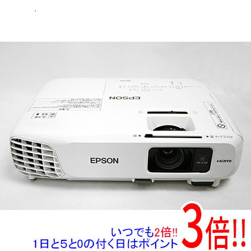 【いつでも2倍！1日と5.0のつく日、18日は3倍！】【中古】EPSON製 液晶プロジェクター EB-X18 2900ルーメン リモコンなし