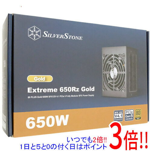 【いつでも2倍！1日と5.0のつく日、18日は3倍！】SILVERSTONE製 PC電源 SST-EX650R-GM ブラック