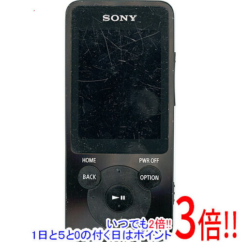 【いつでも2倍！5．0のつく日は3倍！1日も18日も3倍！】【中古】SONYウォークマン Sシリーズ NW-S784 ブラック/8GB 訳あり