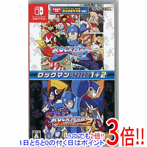 乐天商城 - 【いつでも2倍！1日と5.0のつく日、18日は3倍！】【中古】ロックマン クラシックス コレクション 数量限定特典付き Nintendo Switch カバーいたみ