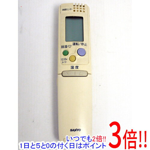 Rakuten - 【いつでも2倍！1日と5.0のつく日、18日は3倍！】【中古】SANYO製 エアコンリモコン RCS-SR2