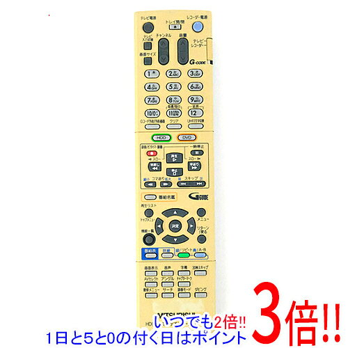 【中古】三菱電機 HDD・DVDビデオリモコン RM95605