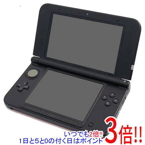 商品名【中古】ニンテンドー3DS LL レッドXブラック SPR-S-RKAA 訳あり商品状態動作確認済みの中古品です。※中古品のため、使用感や傷、汚れ等がございます。※カメラ機能がエラーが出て、使用できません。※本体に傷が見られます。型番SPR-S-RKAA仕様[上画面]裸眼立体視機能付きワイド液晶（約1677万色表示可能）4.88型（横106.2mm×縦63.72mm）／横800ドット× 縦240ドット（横800ドットを左目用・右目用にそれぞれ400ドット割り当てることで立体表現が可能）[下画面]タッチ入力機能付き液晶（約1677万色表示可能）4.18型（横84.96mm×縦63.72mm）／横320ドット×縦240ドット[互換機能]ニンテンドー3DS専用に開発されたソフトを楽しめるほか、ニンテンドーDSiを含むニンテンドーDSシリーズ用ソフトを遊ぶことも可能。[タッチペン]ニンテンドー3DS LL専用タッチペン[SPR-004] 約96mm[サイズ]縦93mm×横156mm×厚さ22mm（折りたたみ時）質量：約336g（バッテリーパック・タッチペン・SDカードを含む）[使用電源]ACアダプタ[WAP-002（JPN）]（別売）、専用バッテリーパック[SPR-003][カラー]レッドXブラック付属品※付属品なし。本体のみとなります。ご確認のうえご検討ください。その他※掲載画像は代表画像です。実際の商品と細部が異なる場合がございますので、商品状態につきましては表記の内容をご確認ください。※返品についてはこちらをご覧ください。　